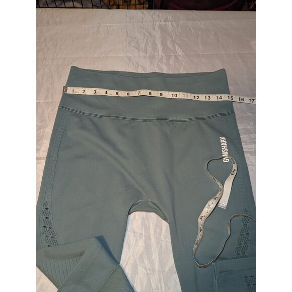 Gymshark Women’s Energy+ Seamless Leggings Size XL Color Eucalyptus Green - Picture 9 of 13